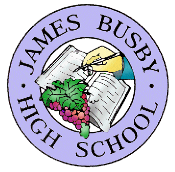 James Busby High School校徽