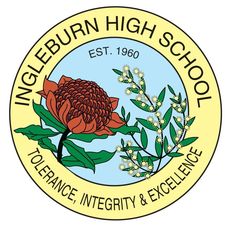 Ingleburn High School校徽