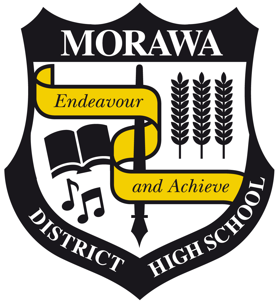 Morawa District High School校徽