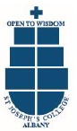 奧爾巴尼聖若瑟學院校徽