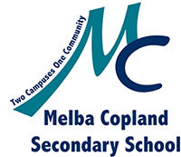 Melba Copland Secondary School校徽