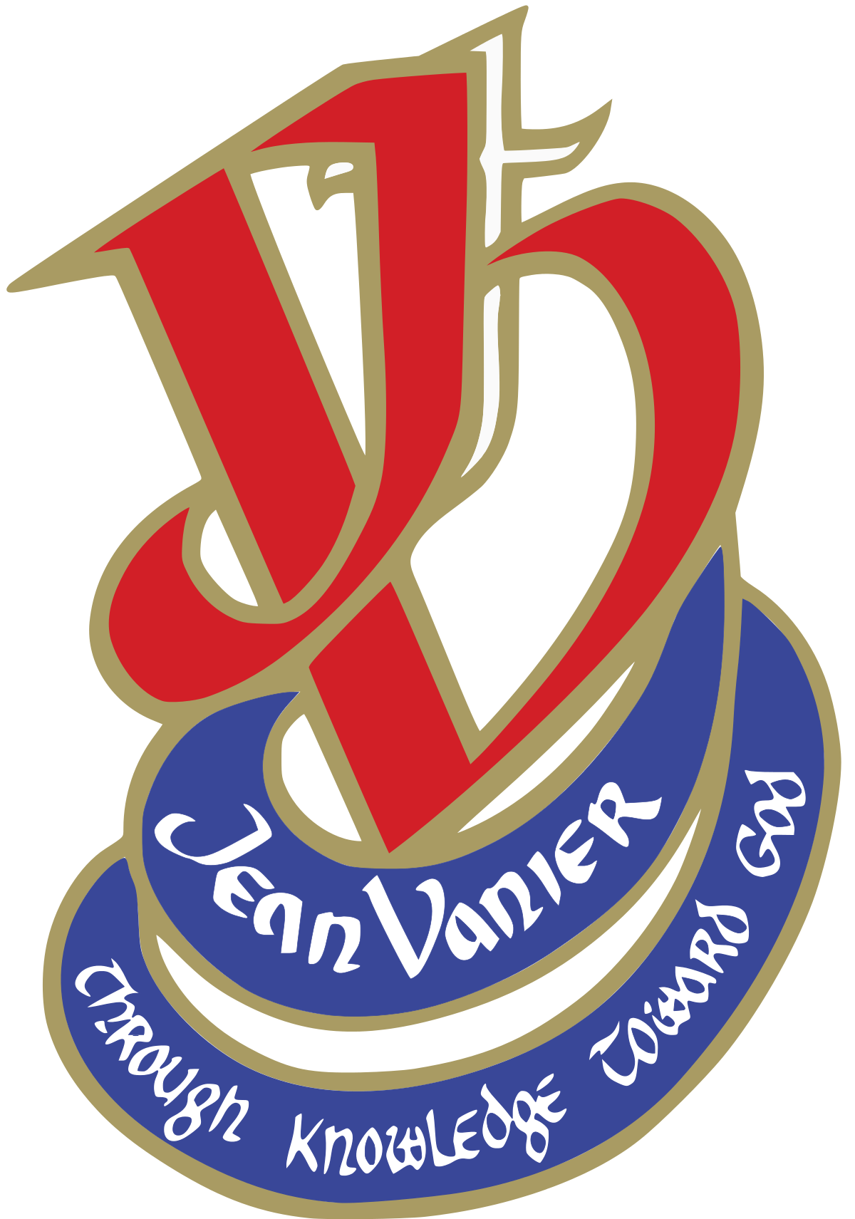 Jean Vanier Catholic Secondary School校徽