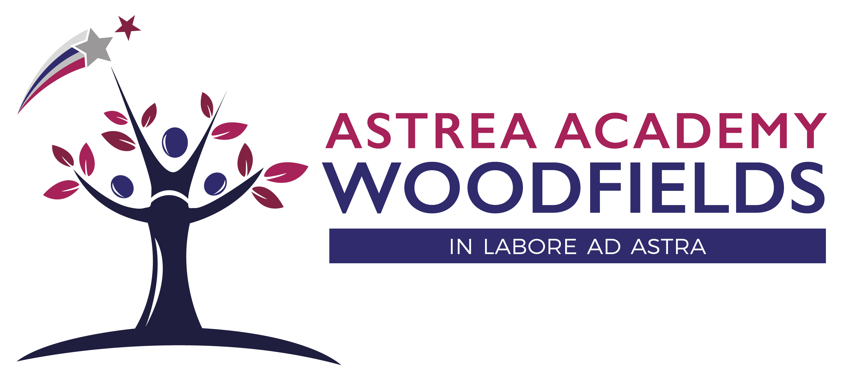 Astrea Academy Woodfields校徽