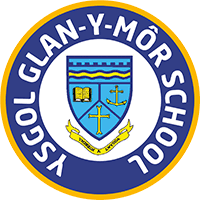 Ysgol Glan-y-Mor校徽