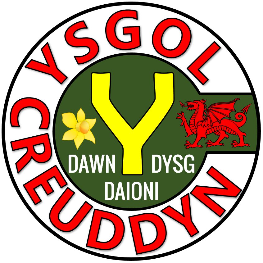 Ysgol y Creuddyn校徽