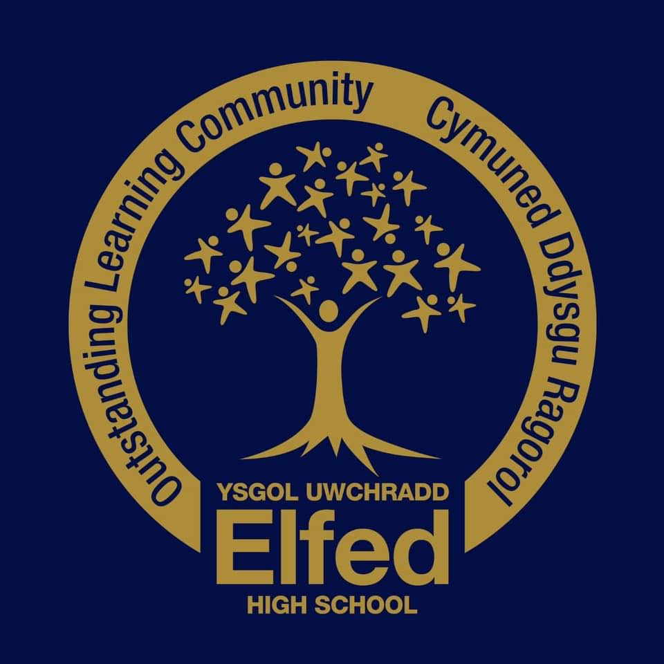 Elfed High School校徽