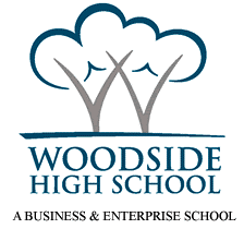 Woodside High School校徽