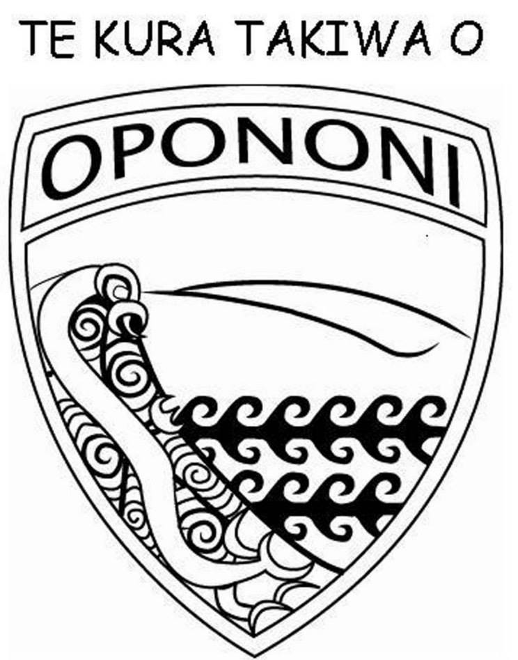 Opononi Area School校徽