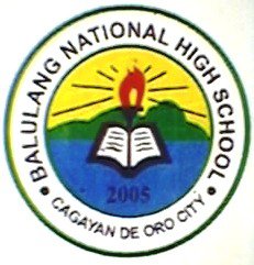 Balulang National High School校徽