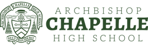 Archbishop Chapelle High School校徽