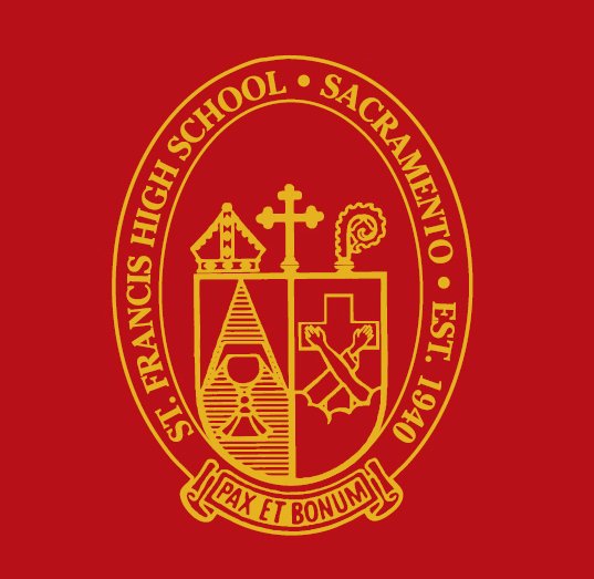 沙加緬度聖方濟天主教中學校徽