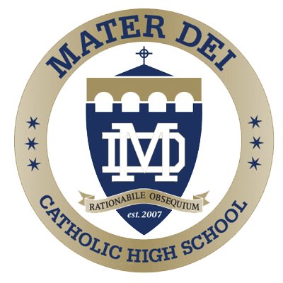 Mater Dei Catholic High School校徽