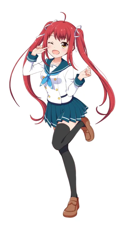 神樹ヶ峰女学園中等部 新版セーラー服風冬服