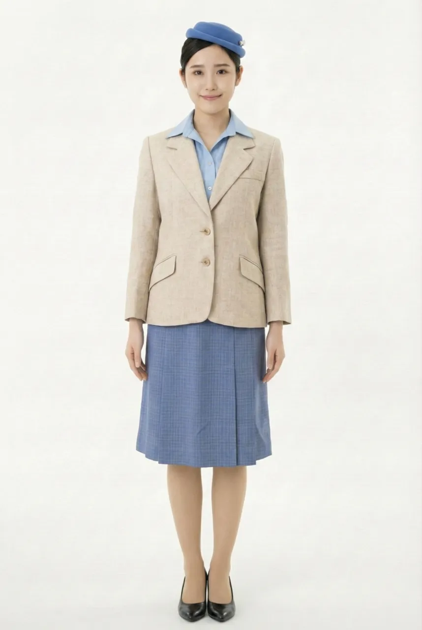 Female flight attendant
