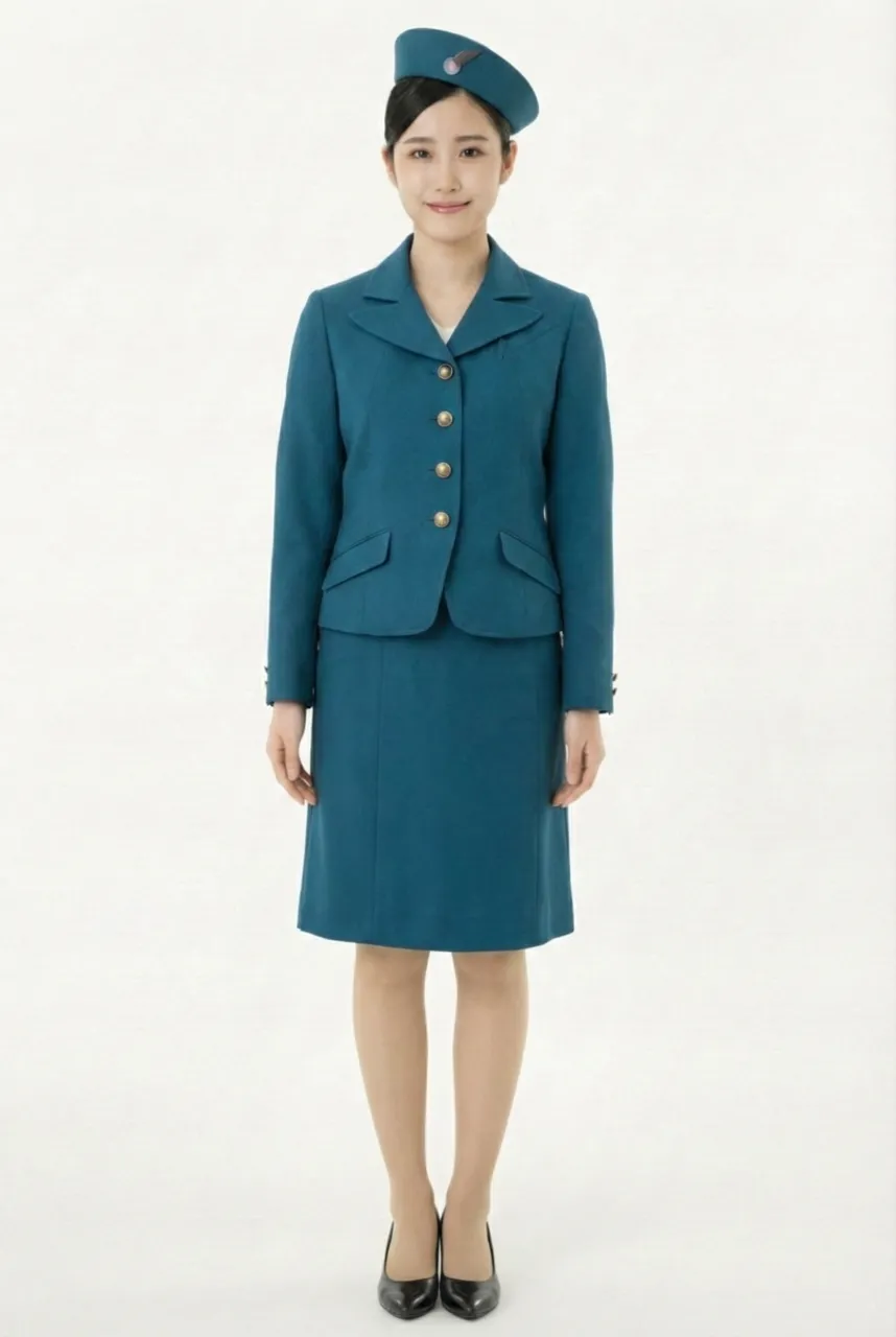 Female flight attendant