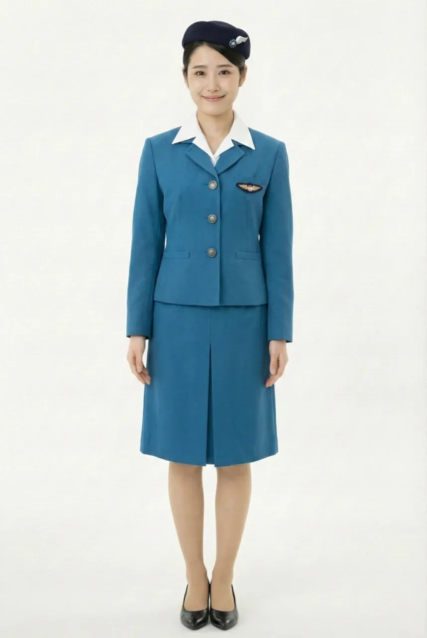 Female flight attendant