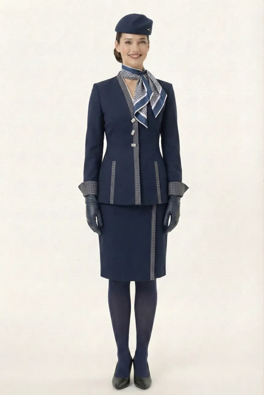 Female flight attendant