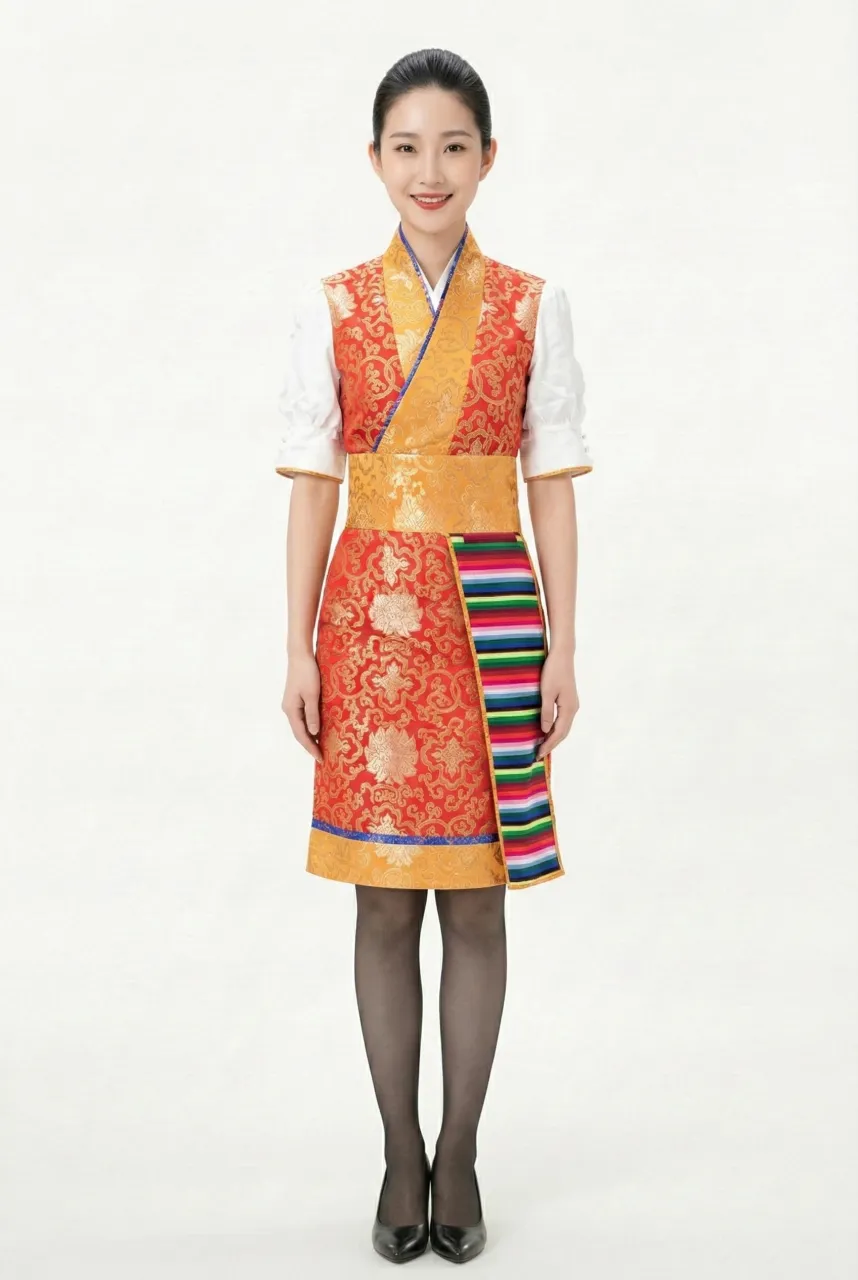 Female flight attendant