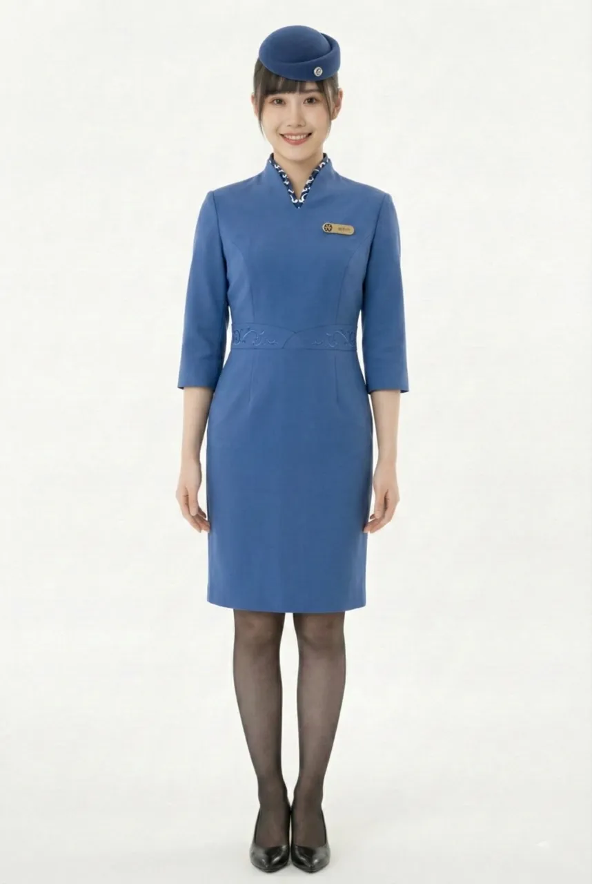 Female flight attendant