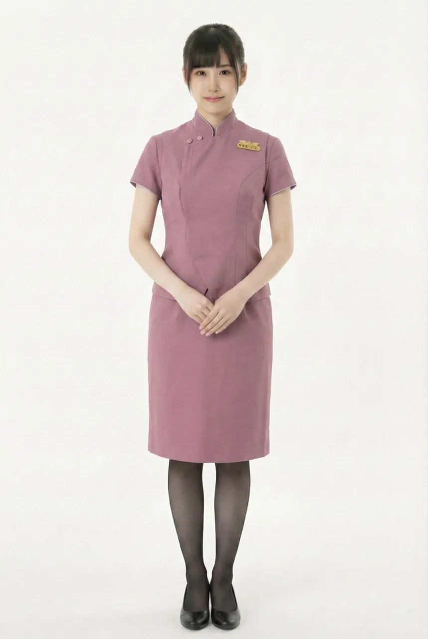 Female flight attendant