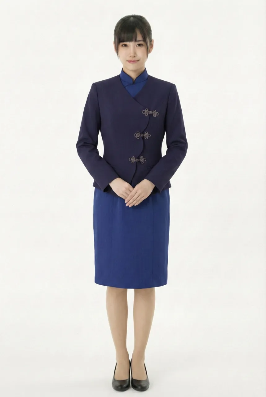 Female flight attendant