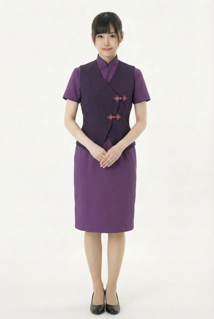 Female flight attendant