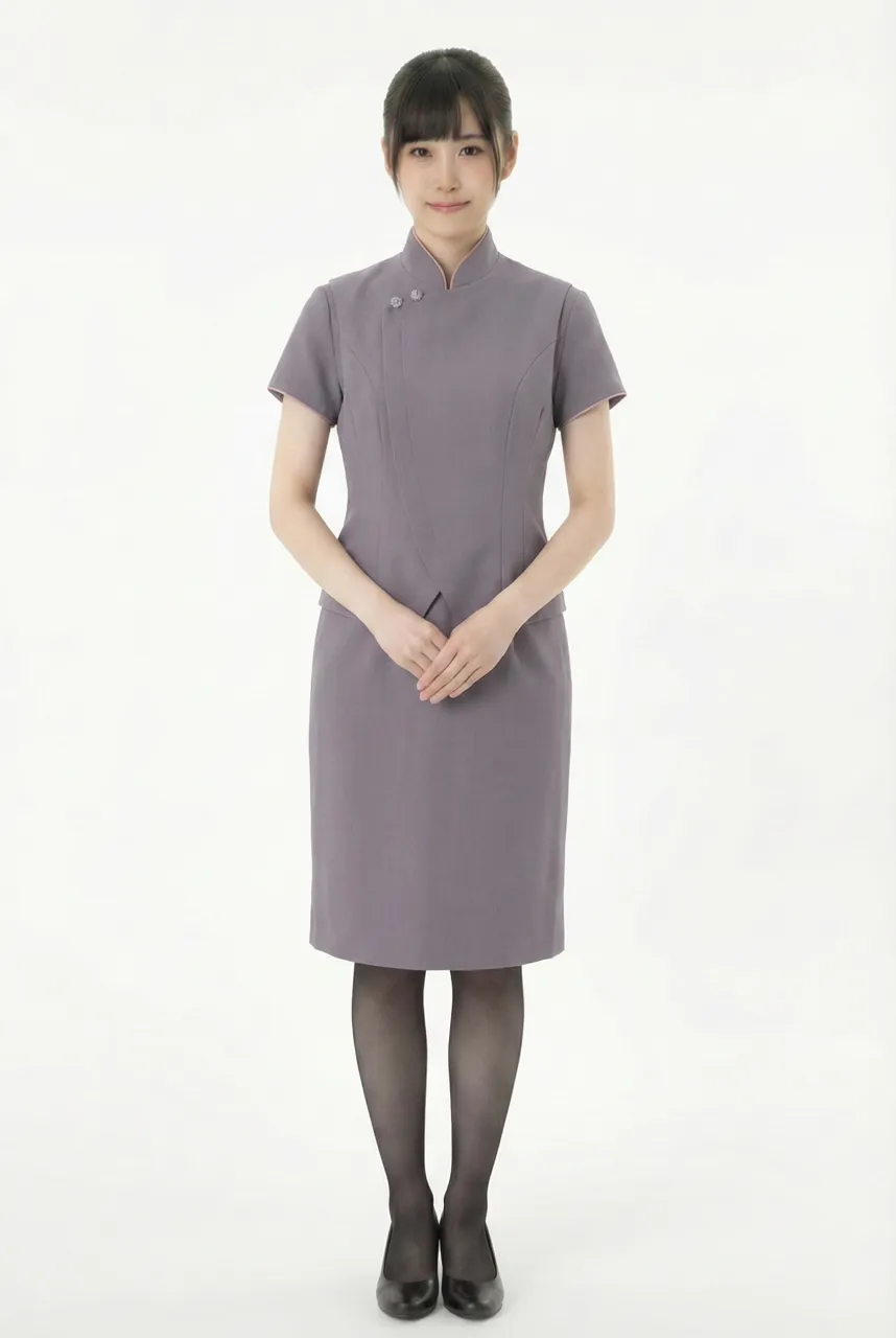 Female flight attendant