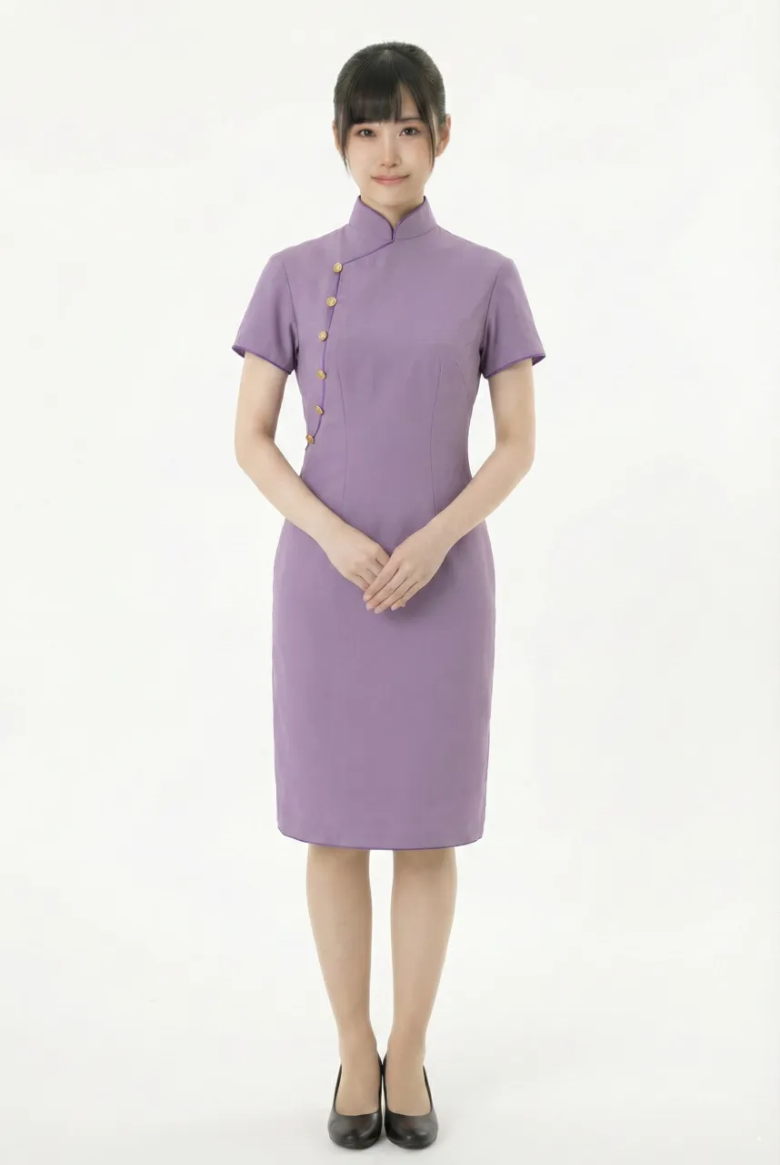 Female flight attendant
