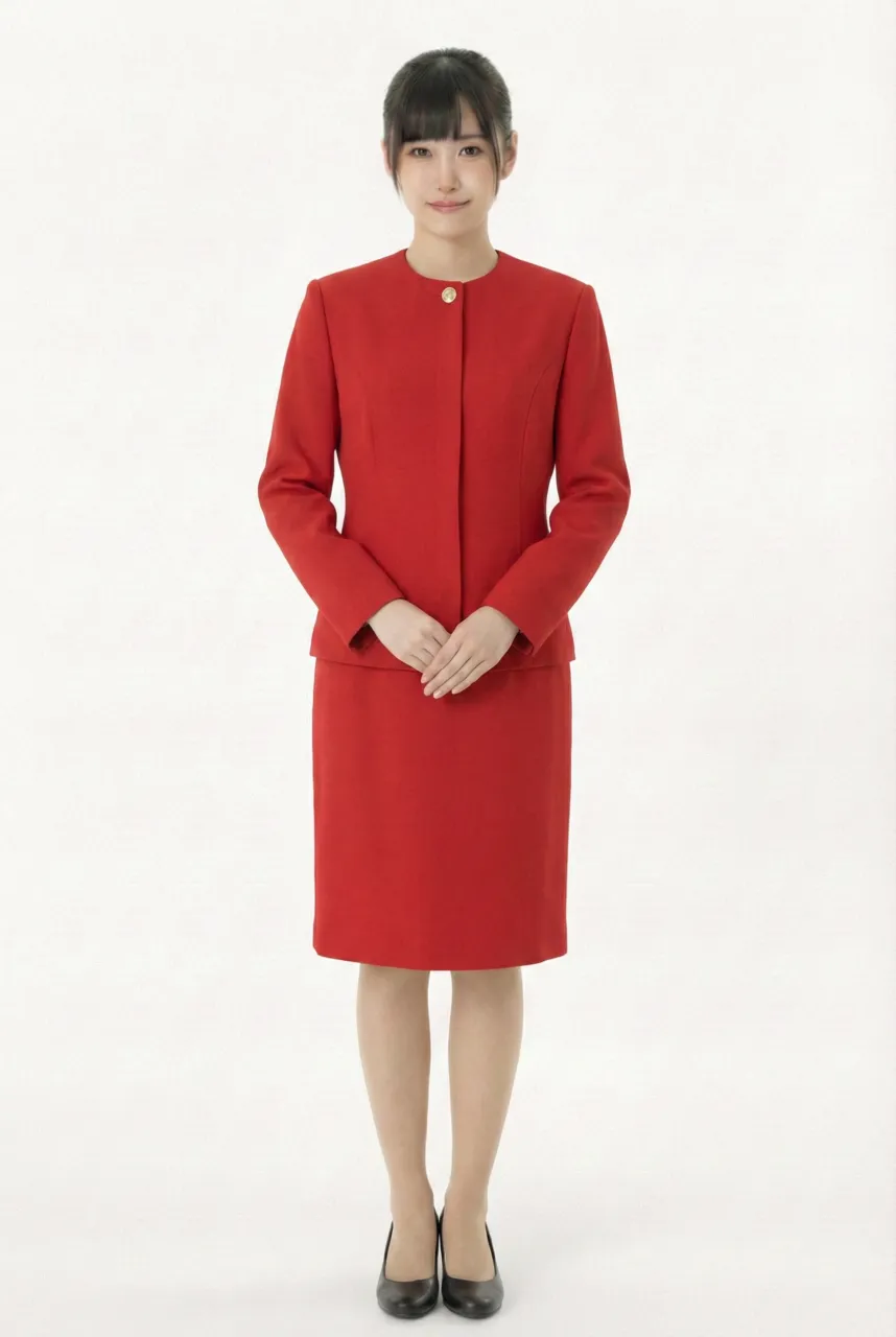 Female flight attendant
