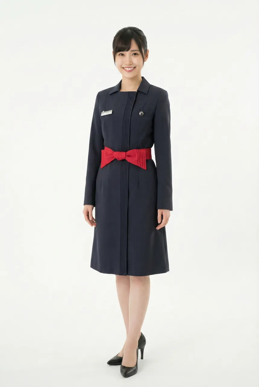 Female flight attendant