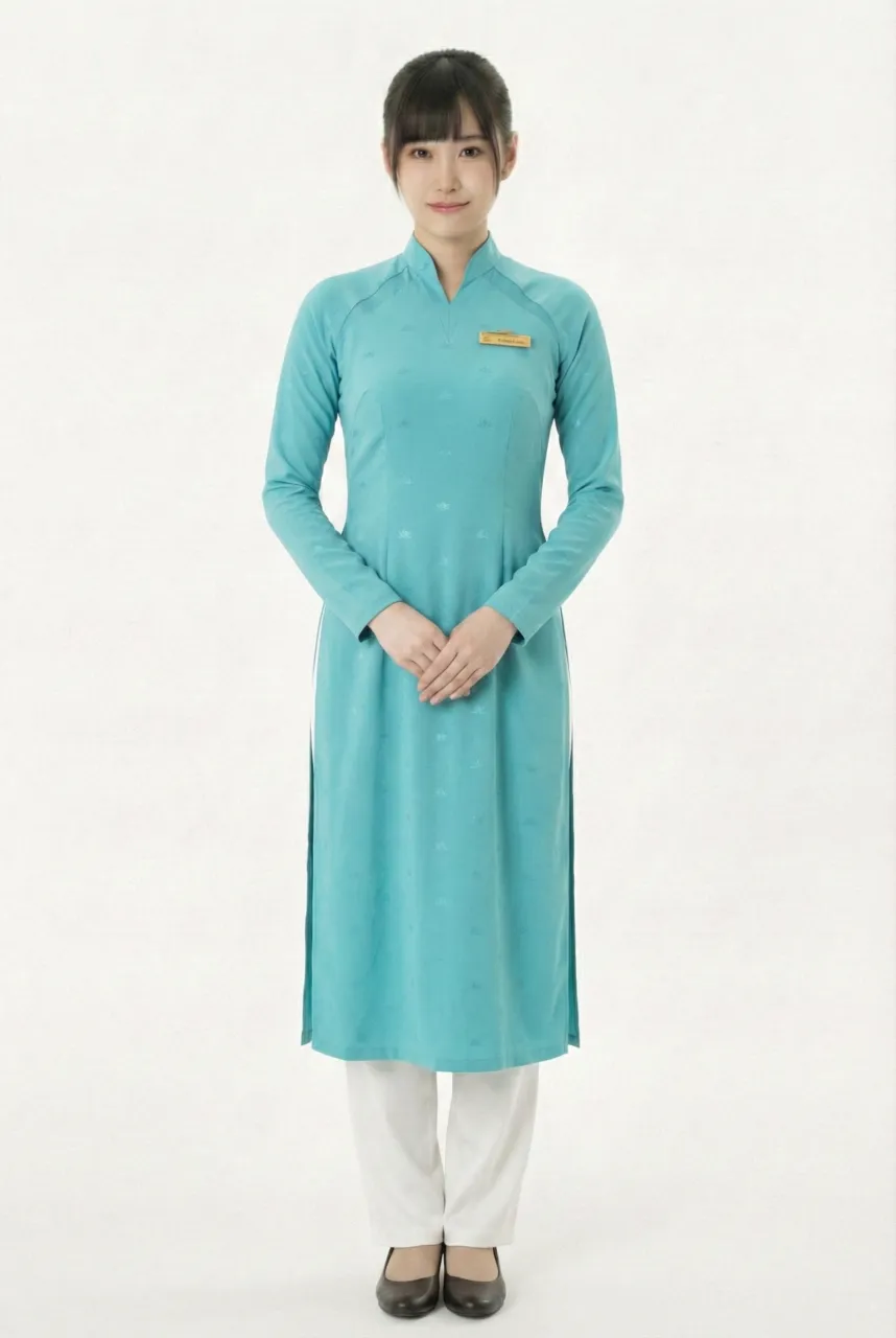 Female flight attendant