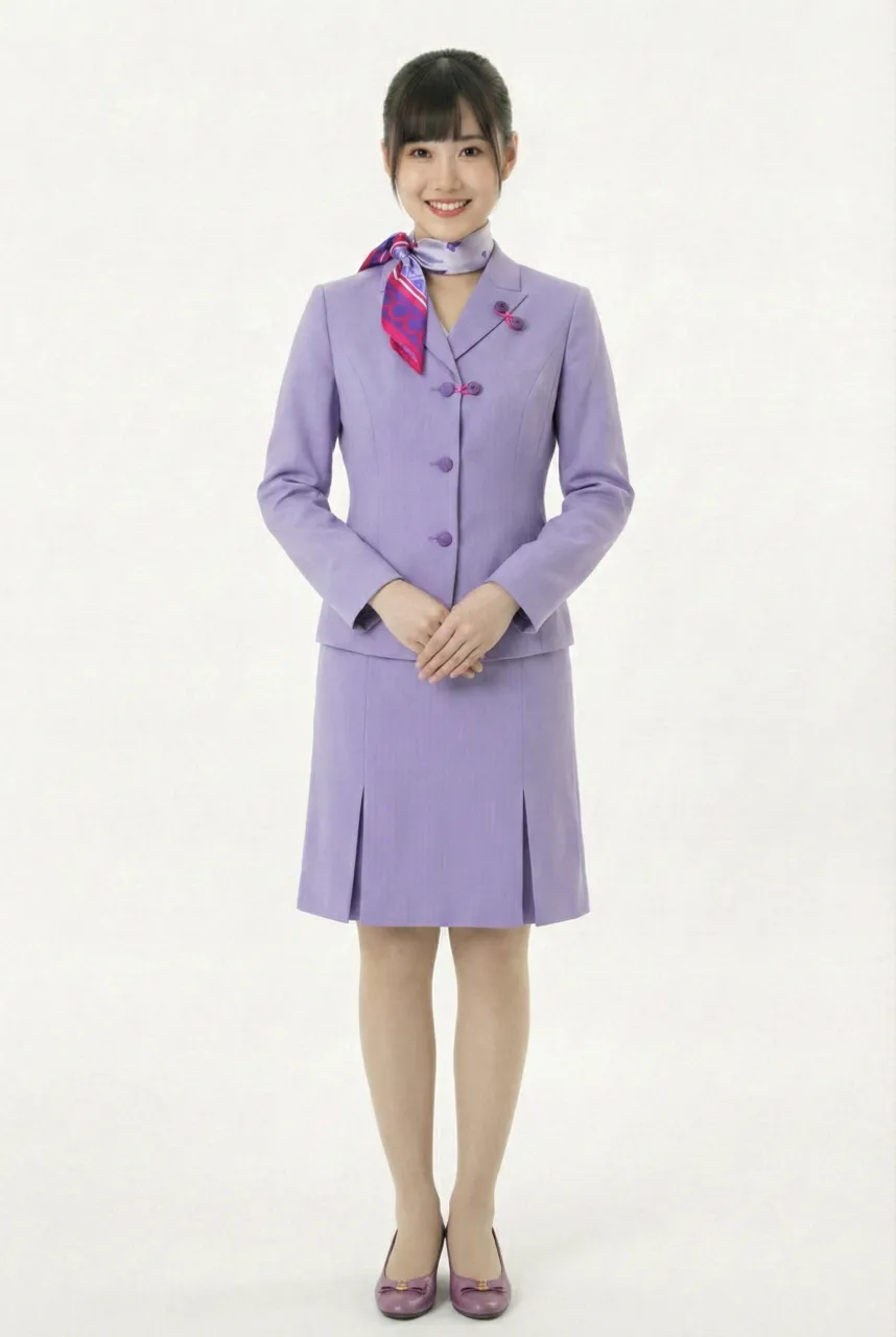 Female flight attendant