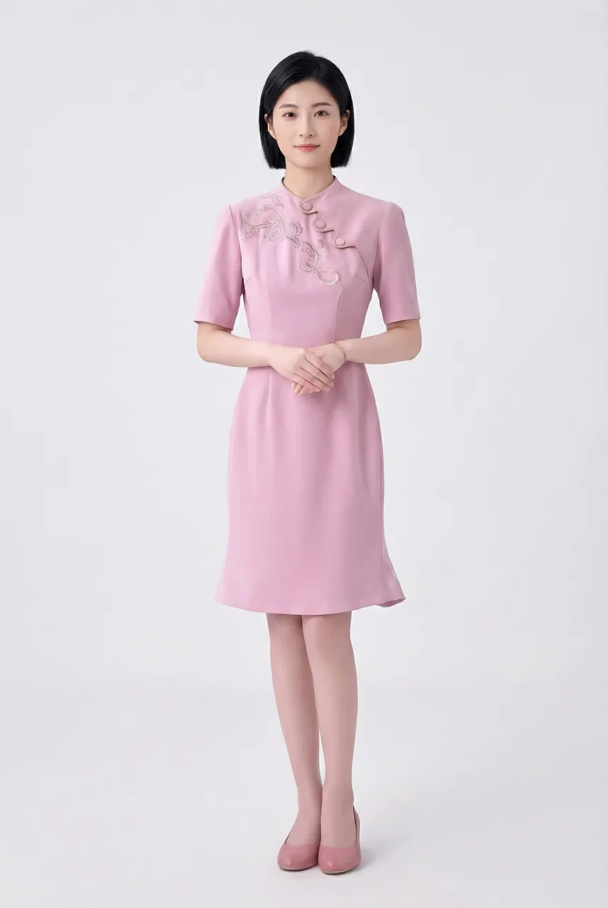 Female flight attendant