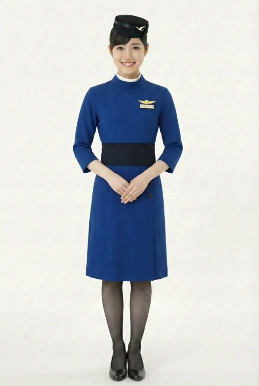 Female flight attendant