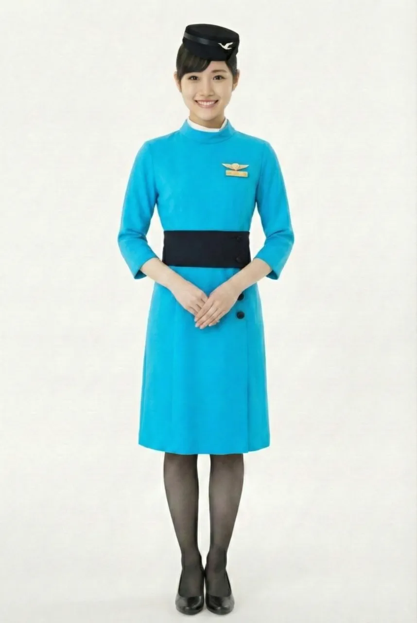 Female flight attendant