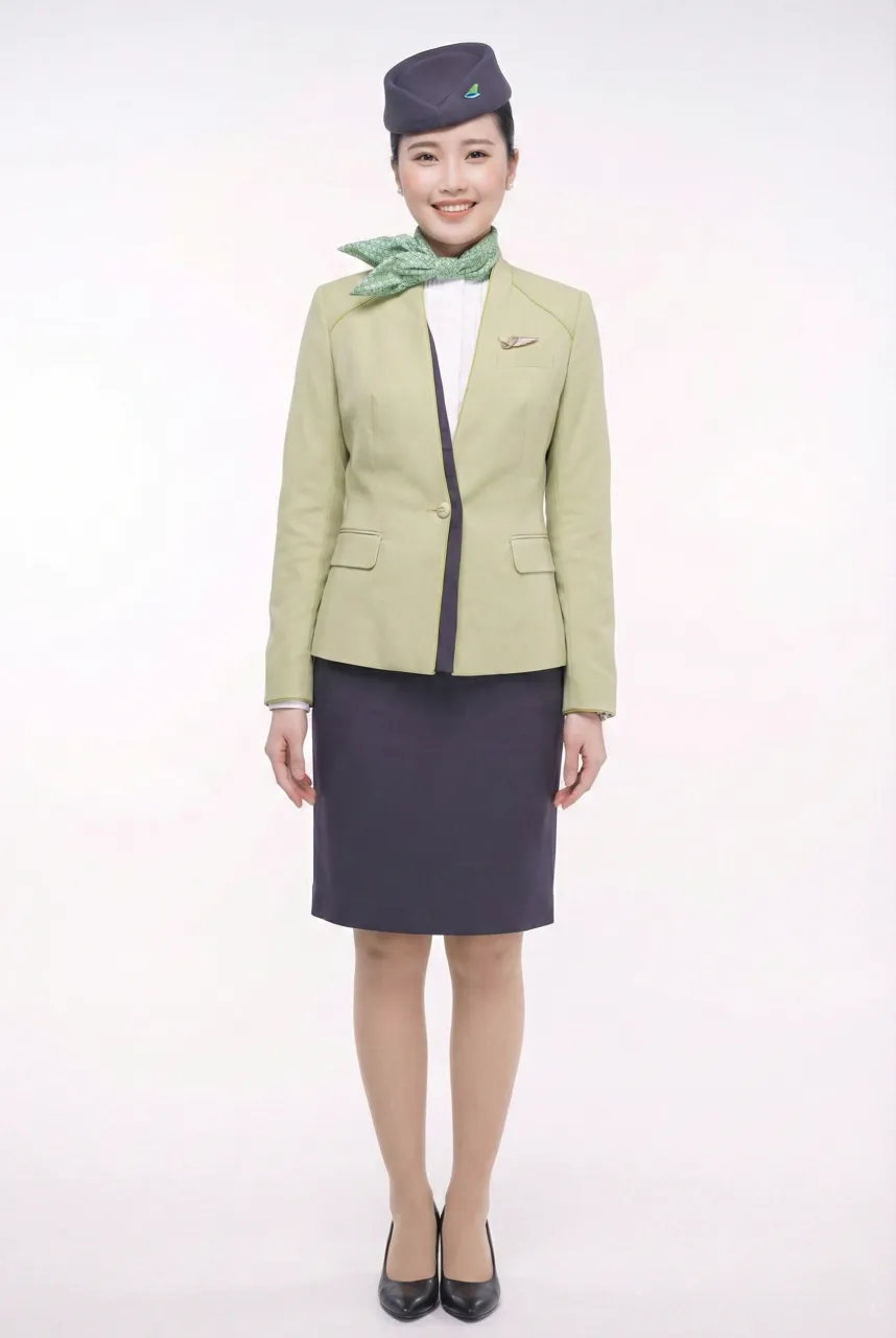 Female flight attendant