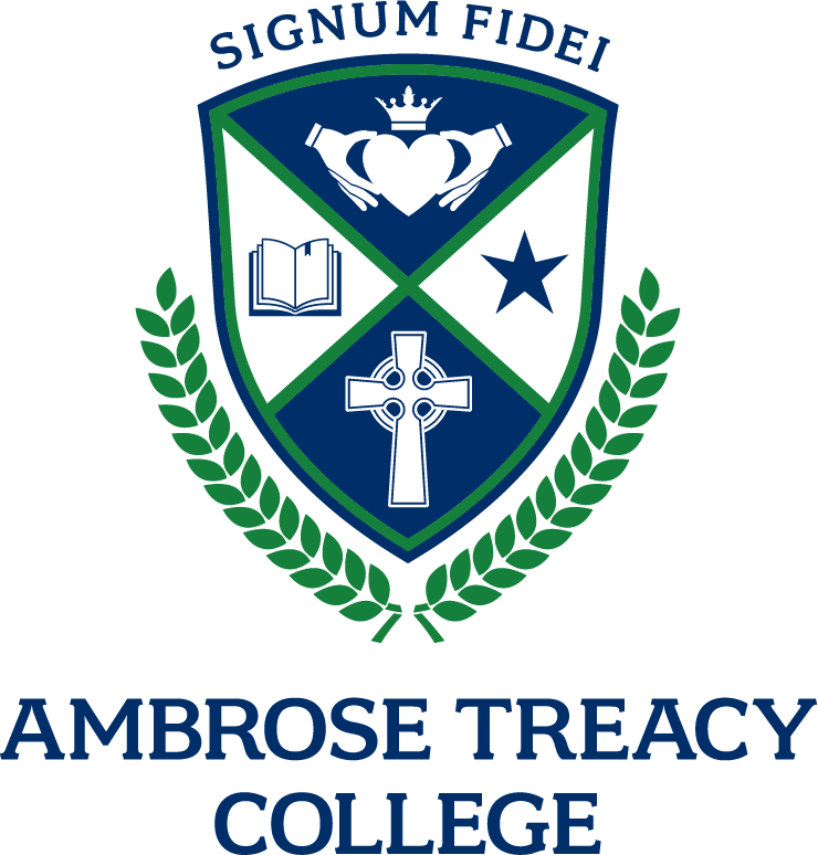 Ambrose Treacy College校徽