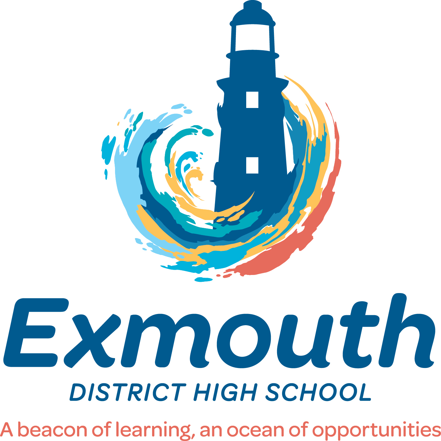 Exmouth District High School校徽