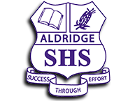 阿爾德里奇州立中學校徽