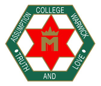 Assumption College Warwick校徽