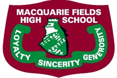 Macquarie Fields High School校徽