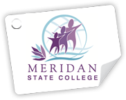 Meridan State College校徽