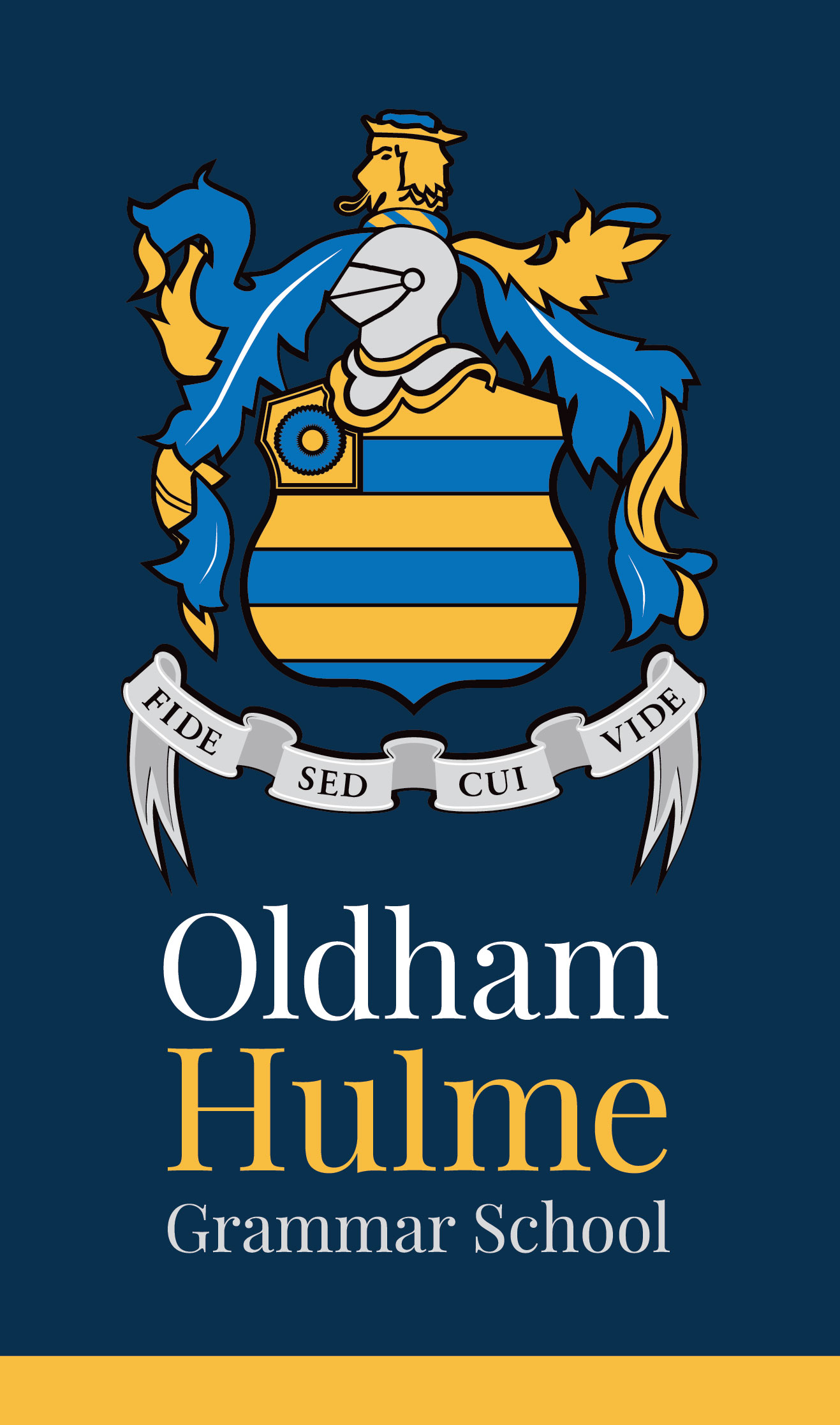 Oldham Hulme Grammar School校徽