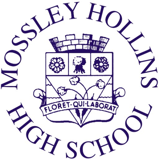 Mossley Hollins High School校徽