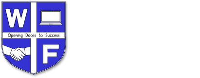 Woodfield Secondary School in Surrey校徽