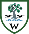 Woodrush High School校徽
