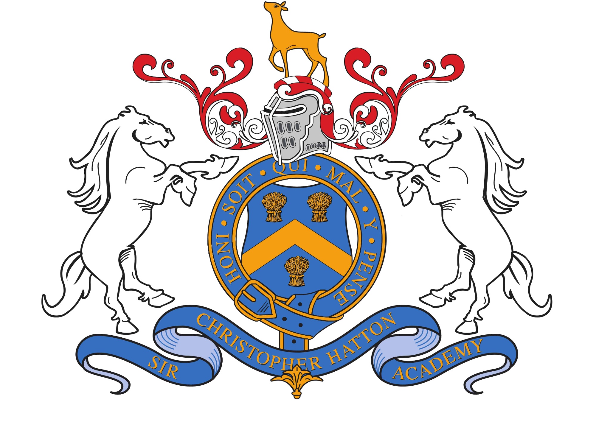 Sir Christopher Hatton Academy校徽