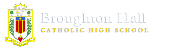 Broughton Hall Catholic High School校徽