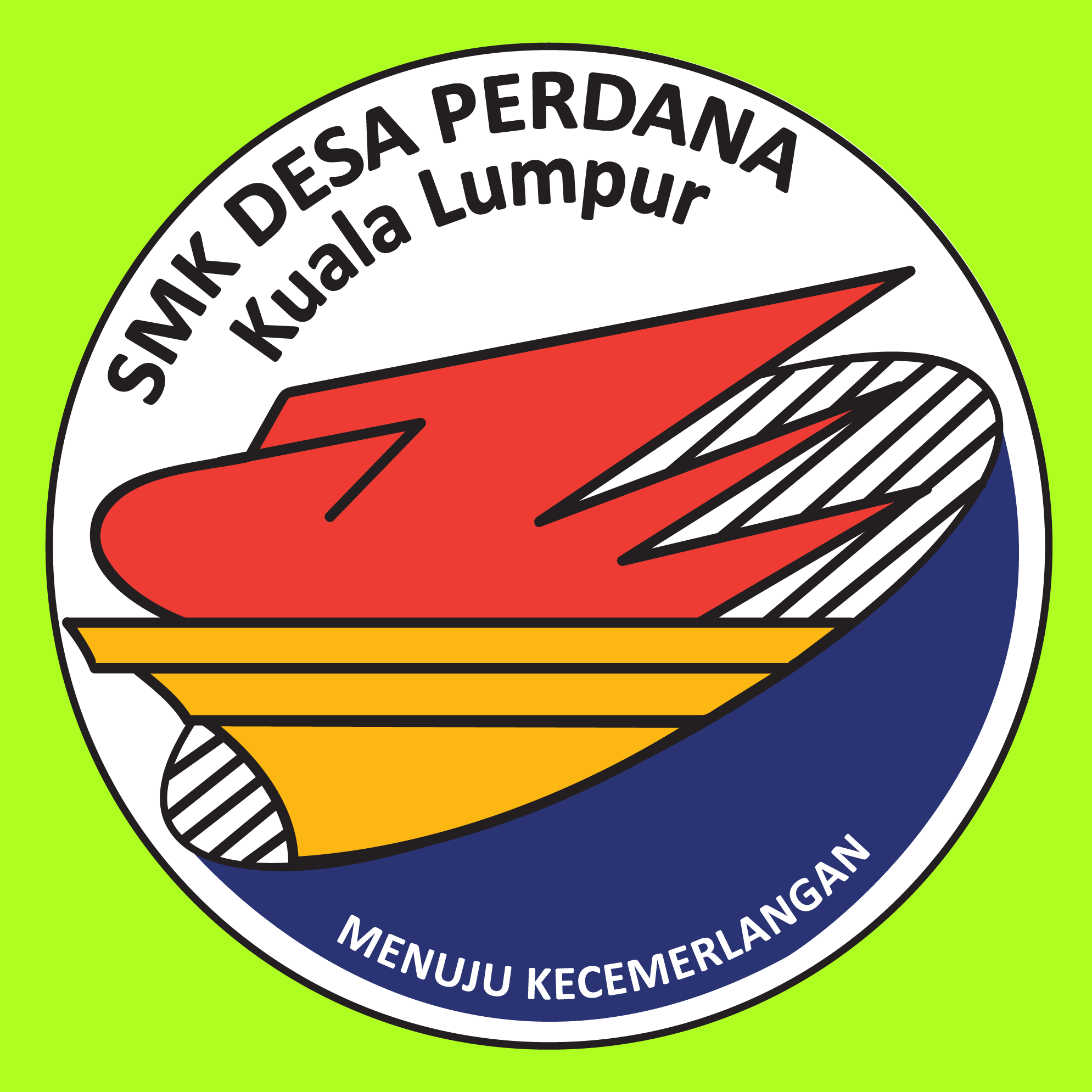 SMK Desa Perdana校徽