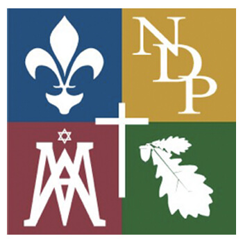 Notre Dame Preparatory School and Marist Academy校徽